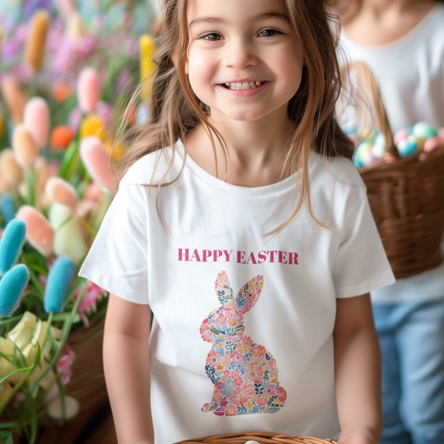 Feliz Pascua | Camiseta infantil de conejo (Subido por el creador)