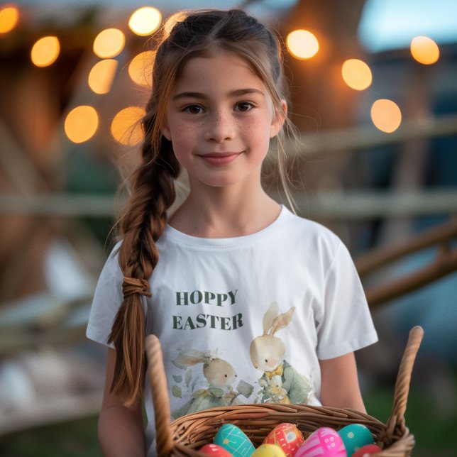 Feliz Pascua | Camiseta Infantil de Conejo  (Subido por el creador)