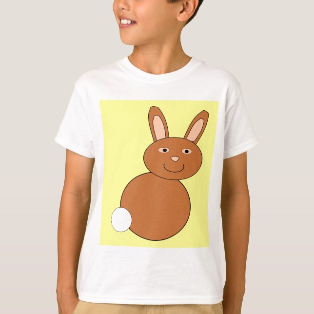 Feliz Pascua Conejo Niños Camiseta (Anverso)