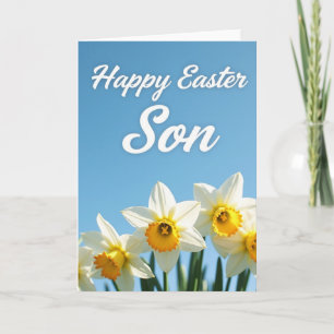 Feliz Pascua de Resurrección Gran Tarjeta de Hijo