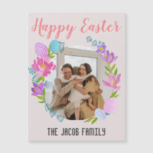Feliz Pascua familia, familia conejo de Pascua una