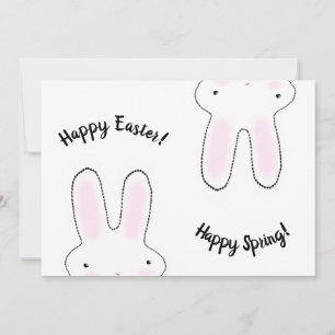 Feliz Pascua Feliz Primavera lindo conejo conejo d
