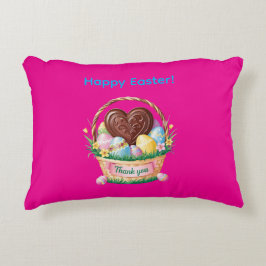 ¡Feliz Pascua! Gracias. Almohada