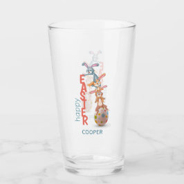 Feliz Pascua Gracioso Huevo Conejo Conejo Conejo M