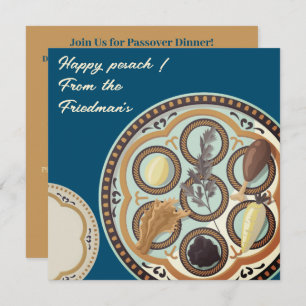 Feliz Pascua  Hermosa invitación a Seder Pesach