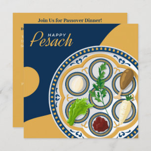 Feliz Pascua  Hermosa invitación a Seder Pesach