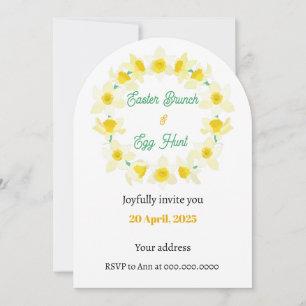 Feliz Pascua. Invitación