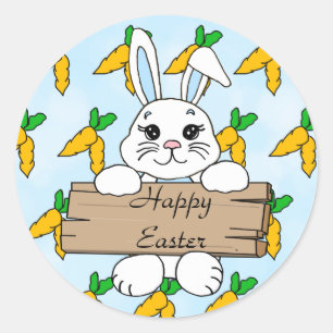 Feliz Pascua, Pegatina Conejo de Pascua