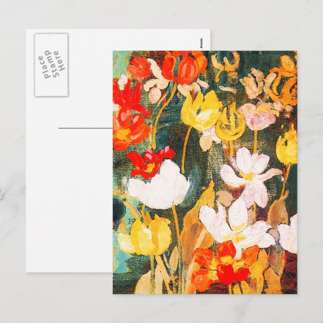 Feliz Pascua. Postales Bellas Artes (Anverso / Reverso)