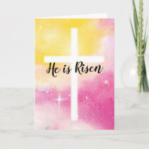 Feliz Pascua, religión - Se pone en pie la tarjeta