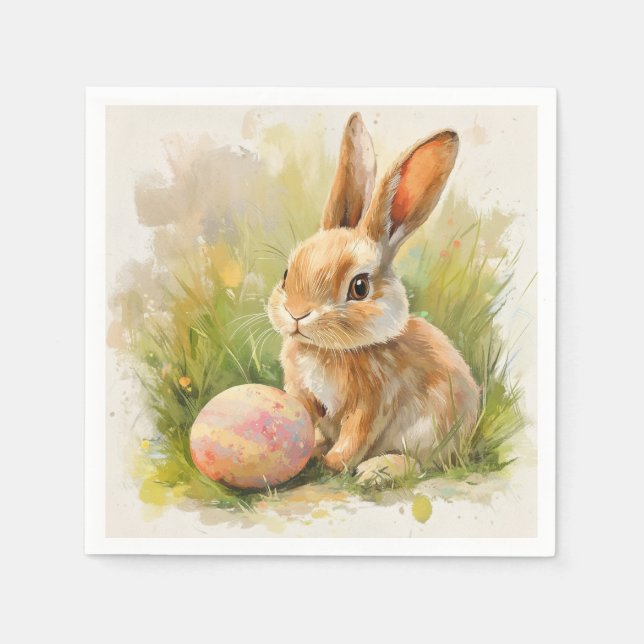 Feliz Pascua Servilleta de papel (Anverso)