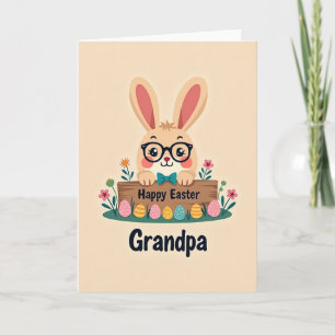 Feliz Pascua Tarjeta de Abuelo Art