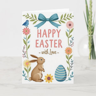 Feliz Pascua Tarjeta de Amor