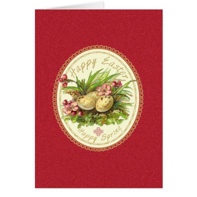 Feliz Pascua - Tarjeta de felicitación (Frente)