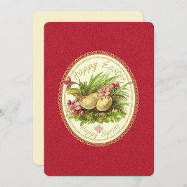 Feliz Pascua - Tarjeta de invitación