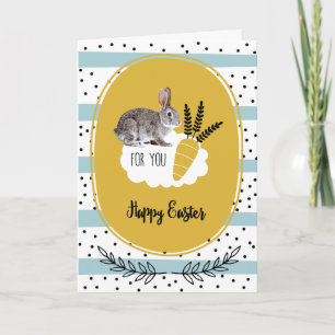 Feliz Pascua. Tarjetas de felicitación Easter Bunn