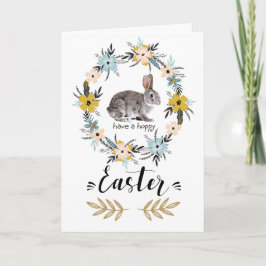 Feliz Pascua. Tarjetas de felicitación Easter Bunn