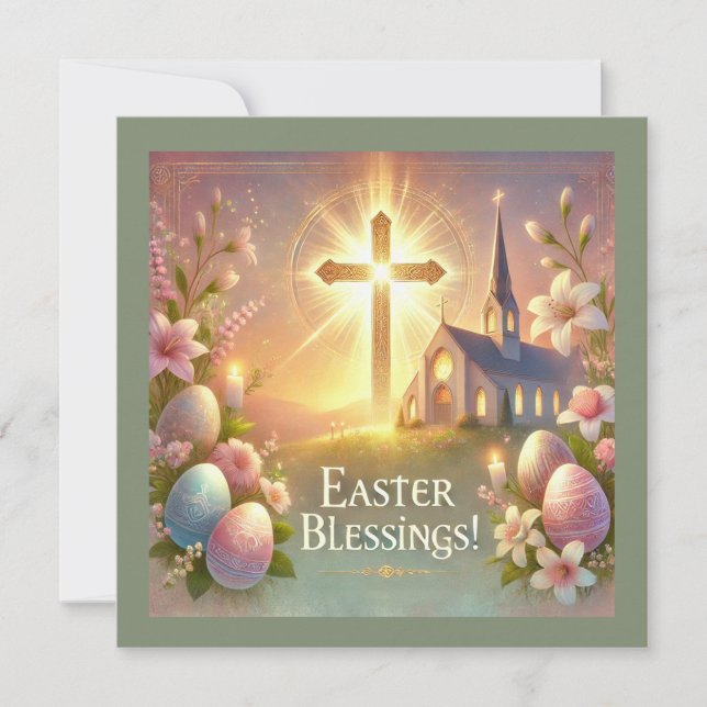 "Feliz Pascua: Un día de amor y risa" (Anverso)