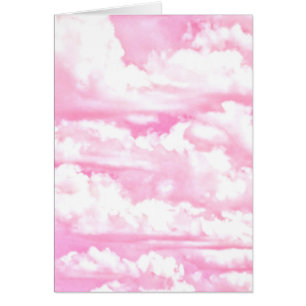 Feliz Pastel de Nubes Rosa