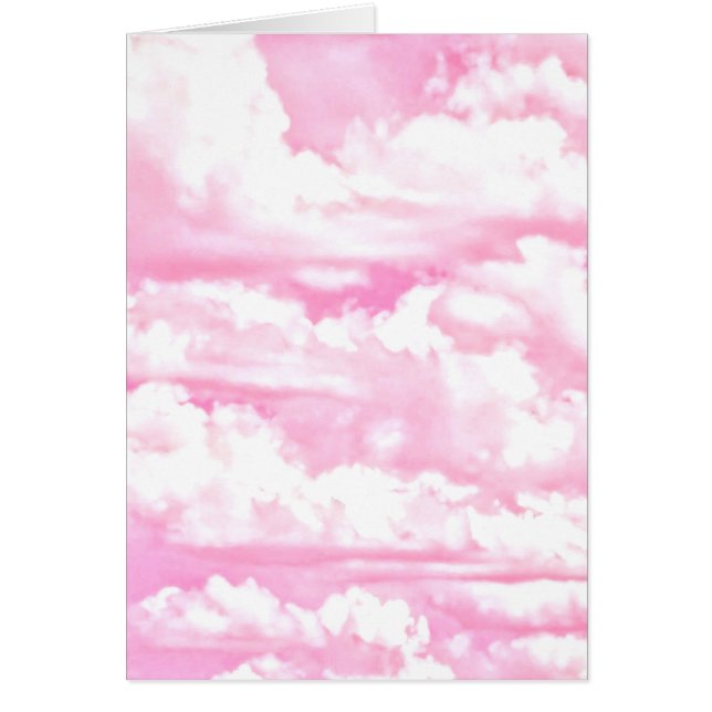 Feliz Pastel de Nubes Rosa (Frente)
