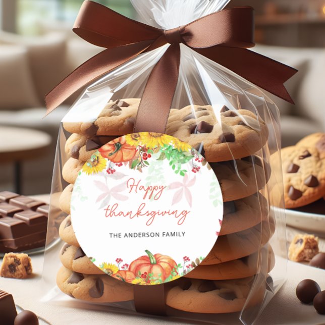 Feliz Pegatina de Acción de Gracias (Subido por el creador)