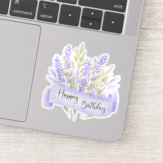 Feliz pegatina de cumpleaños (Detalle)