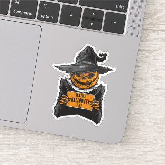 Feliz Pegatina de Halloween