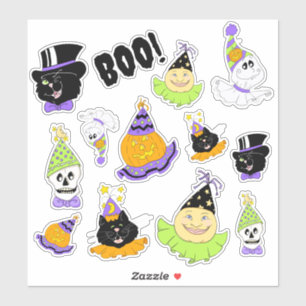 Feliz Pegatina de Halloween