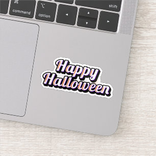Feliz pegatina de Halloween