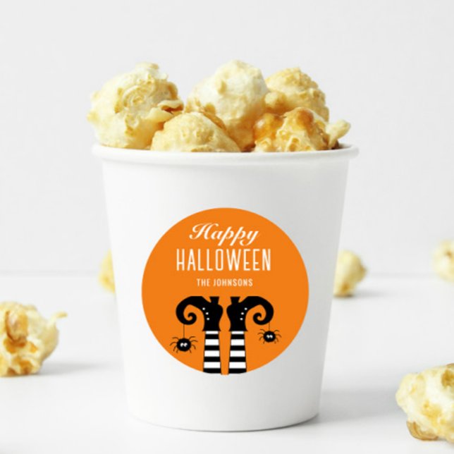 Feliz Pegatina de Plaza Naranja de Halloween (Subido por el creador)