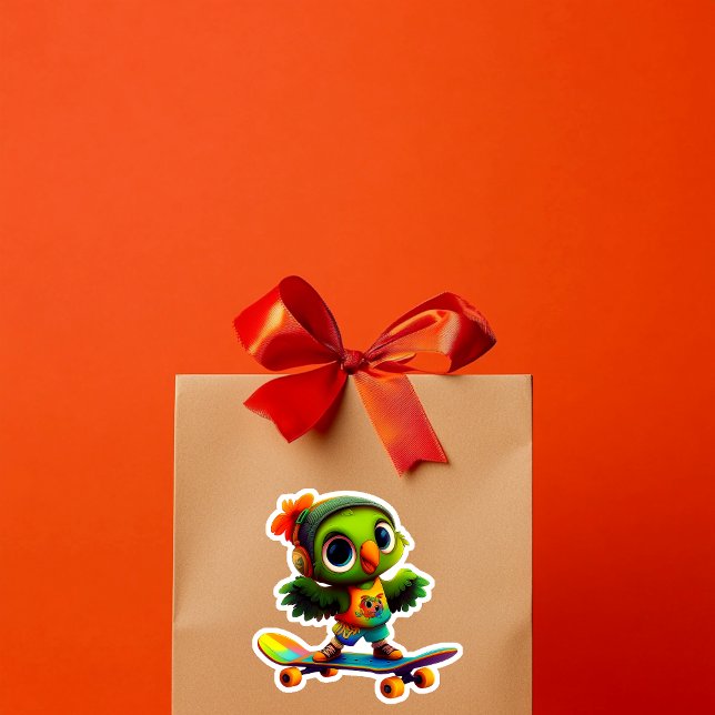 Feliz Pegatina de Vinyl Flappy (Subido por el creador)