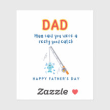 Feliz Pegatina del Día del Padre