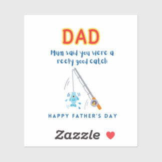 Feliz Pegatina del Día del Padre
