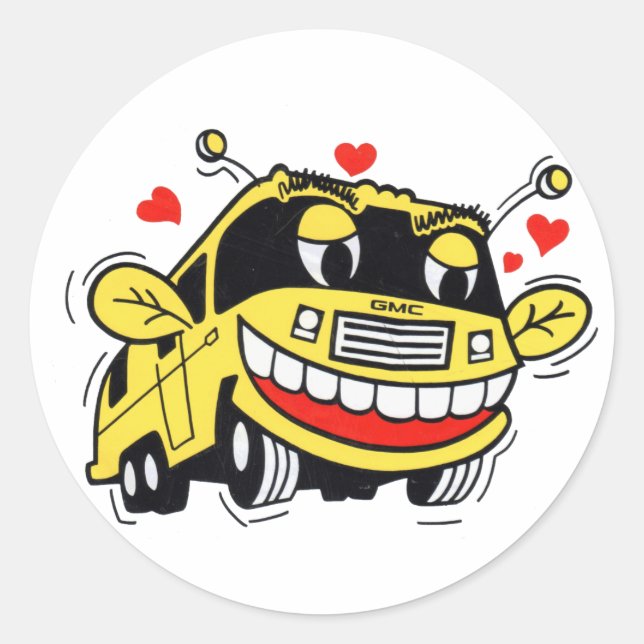 Feliz Pegatina GMC (Anverso)