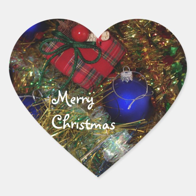 Feliz Pegatina navideño (Anverso)