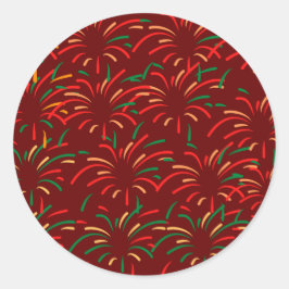 Feliz Pegatina navideño