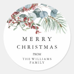 Feliz Pegatina navideño