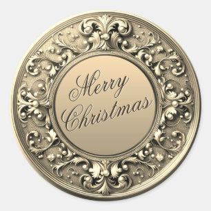 Feliz Pegatina navideño