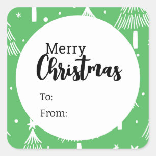 Feliz Pegatina navideño