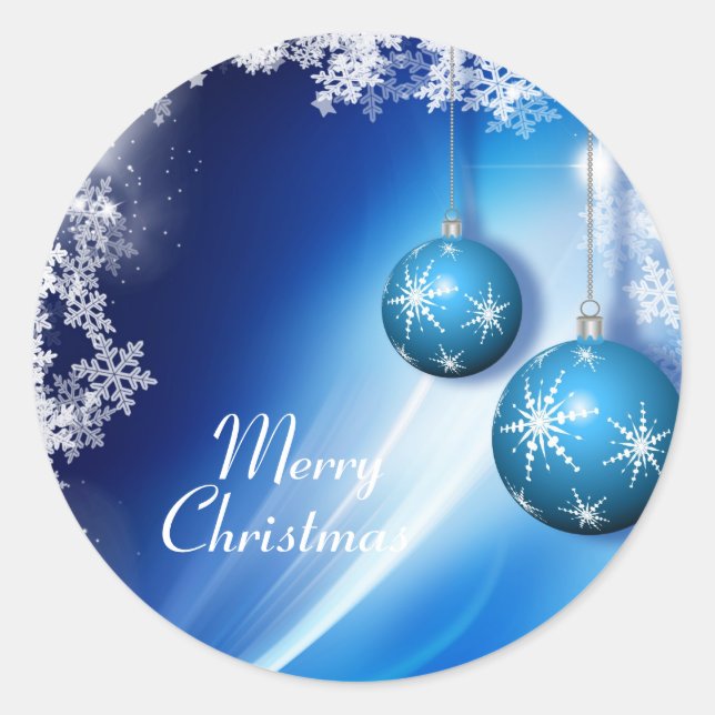 Feliz Pegatina navideño (Anverso)