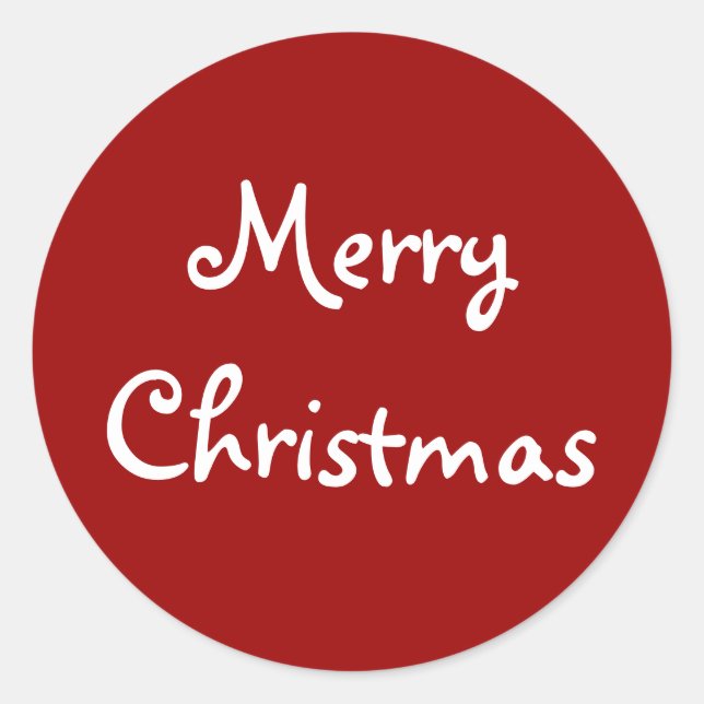 Feliz Pegatina navideño (Anverso)