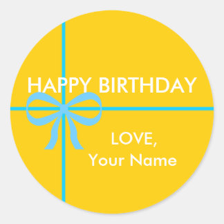 FELIZ PEGATINAS DE CUMPLEAÑOS - Personalizado