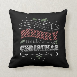 Feliz pequeña almohada del navidad