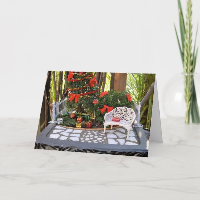 Feliz pequeña tarjeta de Navidad (Anverso)