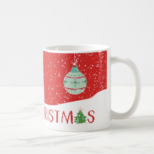 Feliz pequeña taza de café del navidad de los (Derecha)