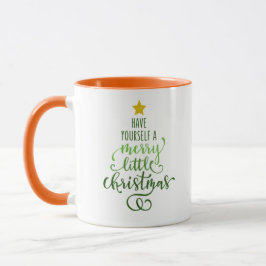 Feliz pequeña taza del navidad