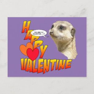 Feliz Personalizable de postales de Valentine Meer