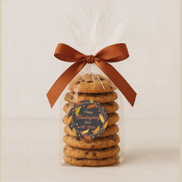 Feliz Personalizado de Acción de Gracias Pegatina