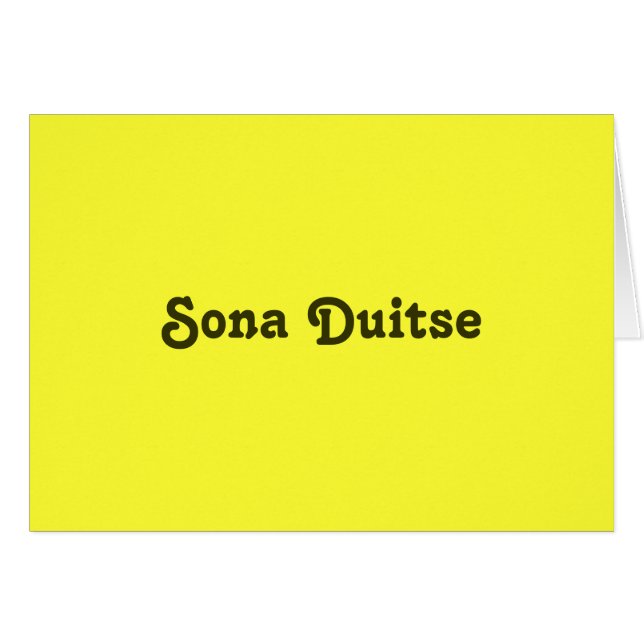 FELIZ POR USTED=SONA DUITSE (Anverso (Horizontal))