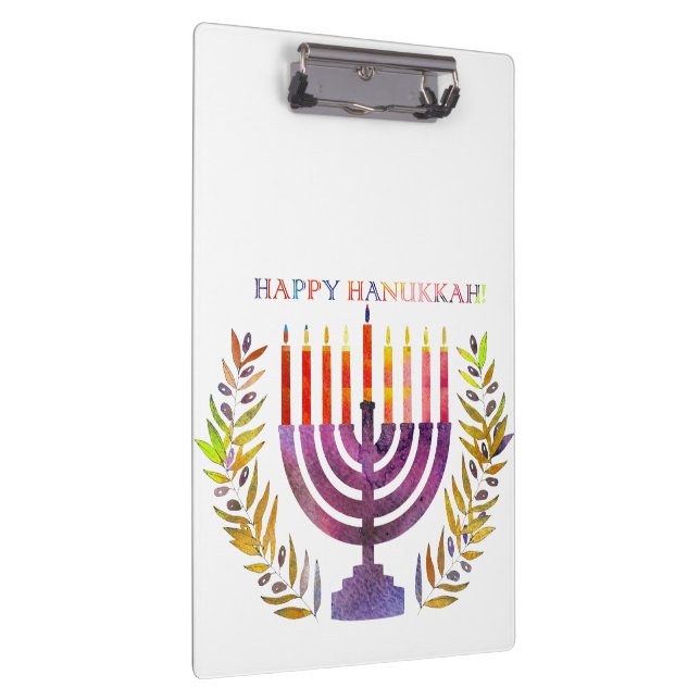 Feliz portapapeles de Hanukkah (Derecha)